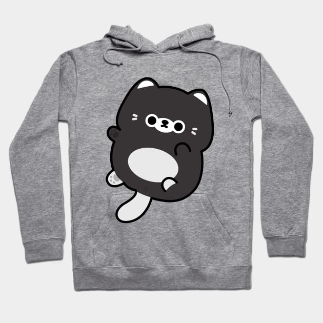 Tuxedo Cat Hoodie by theladyernestember